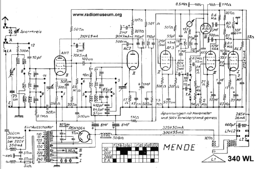 Gross-Super 340WL; Mende - Radio H. (ID = 23784) Radio