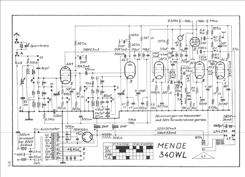 Gross-Super 340WL; Mende - Radio H. (ID = 855448) Radio