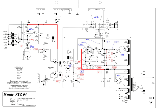 Katodenstrahloszillograph KSO1 ; Mende - Radio H. (ID = 938964) Equipment