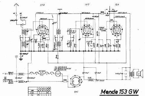 M153GW ; Mende - Radio H. (ID = 2254002) Radio