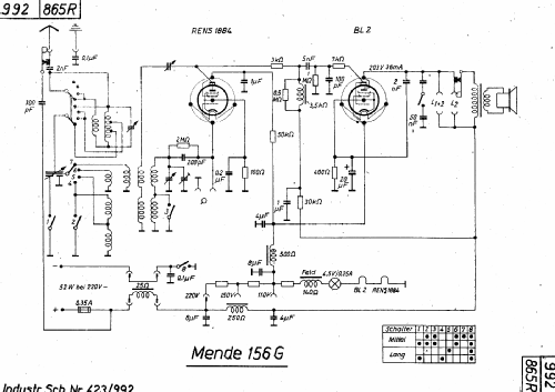 M156 ; Mende - Radio H. (ID = 2100413) Radio