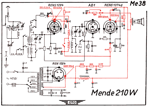 M210-W ; Mende - Radio H. (ID = 2958665) Radio