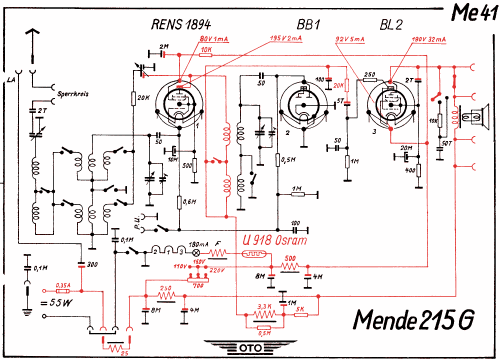 M215-G ; Mende - Radio H. (ID = 2958679) Radio