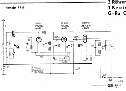 Mende 38 38G ; Mende - Radio H. (ID = 3118516) Radio