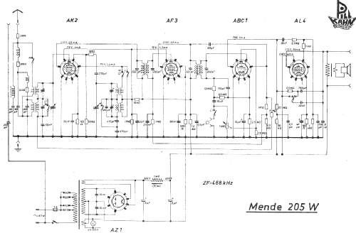 MS205-W ; Mende - Radio H. (ID = 2266150) Radio