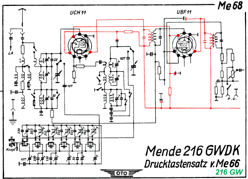 MS216GWDK ; Mende - Radio H. (ID = 2959359) Radio