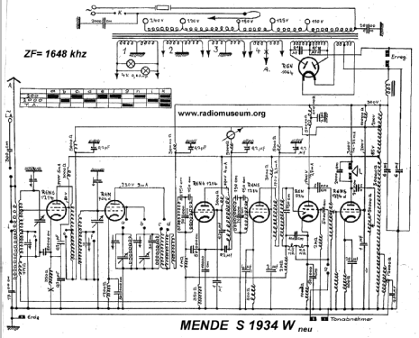 Super S-1934W; Mende - Radio H. (ID = 24108) Radio