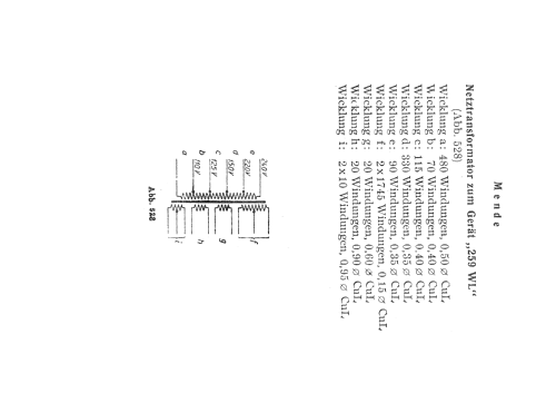 Sparsuper 259WL; Mende - Radio H. (ID = 350258) Radio