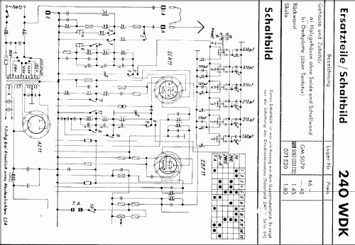 Super MS240-WDK ; Mende - Radio H. (ID = 206421) Radio