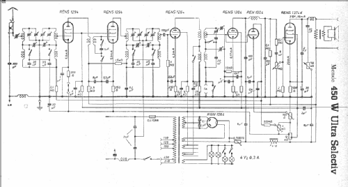 Ultra Selektiv 450W; Mende - Radio H. (ID = 4925) Radio