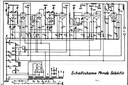 Ultra-Selektiv Kabinett SS; Mende - Radio H. (ID = 1428507) Radio