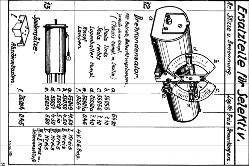 Ultra-Selektiv Kabinett SS; Mende - Radio H. (ID = 1428512) Radio