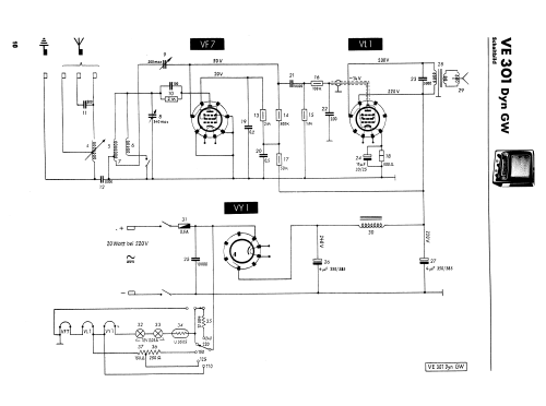 Volksempfänger VE 301 Dyn GW; Mende - Radio H. (ID = 3065883) Radio