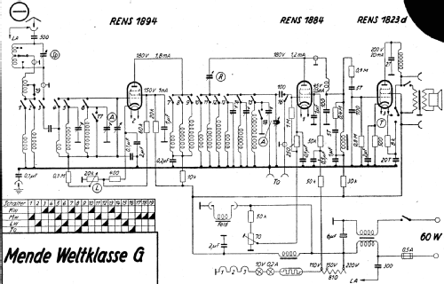 Weltklasse WK G; Mende - Radio H. (ID = 2924616) Radio