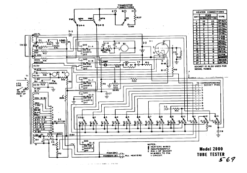 Tube Tester 2000; Mercury Electronics (ID = 277492) Equipment