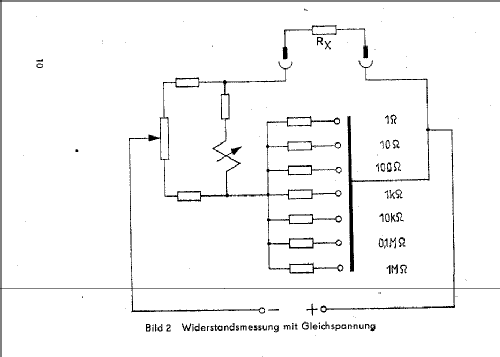 Widerstandsmessbrücke nach Wheatstone ; Messtechnik (ID = 1024043) Equipment