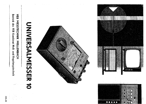 Universal-Messinstrument UNI 10; Messtechnik (ID = 1874444) Equipment