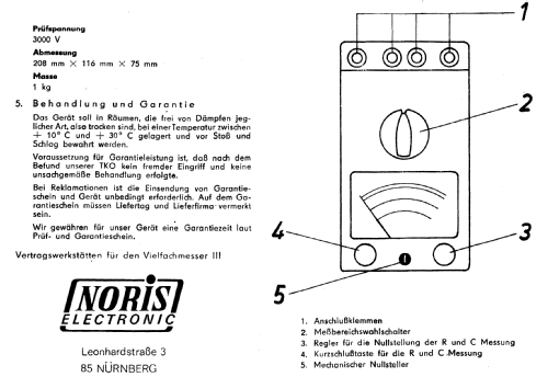 Vielfachmesser III ; Messtechnik (ID = 3035917) Equipment