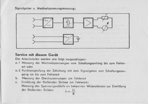 Vielfachmesser IV ; Messtechnik (ID = 2150546) Equipment