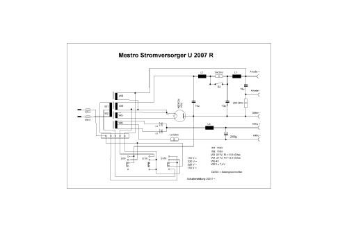 U2007; MESTRO, Fabrik (ID = 947684) Power-S