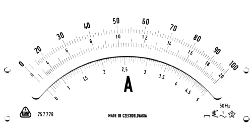 Amperemeter 5/ 20/ 100; Metra Blansko; (ID = 2934924) Equipment