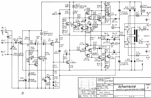 Leistungsverstärker LV102; Metra Mess- und (ID = 1596238) Ampl/Mixer