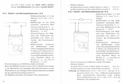 Analoges Vielfachmessinstrument MA2H; Metrawatt, BBC Goerz (ID = 1535971) Equipment