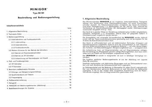 Minigor Kompaktschreiber RE 501; Metrawatt, BBC Goerz (ID = 3044928) Equipment