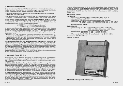 Minigor Kompaktschreiber RE 501; Metrawatt, BBC Goerz (ID = 3044935) Equipment