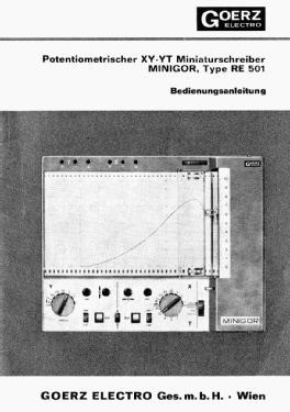 Minigor Kompaktschreiber RE 501; Metrawatt, BBC Goerz (ID = 3044936) Equipment