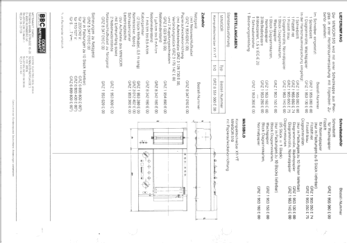 Minigor Kompaktschreiber RE 510; Metrawatt, BBC Goerz (ID = 1424084) Ausrüstung