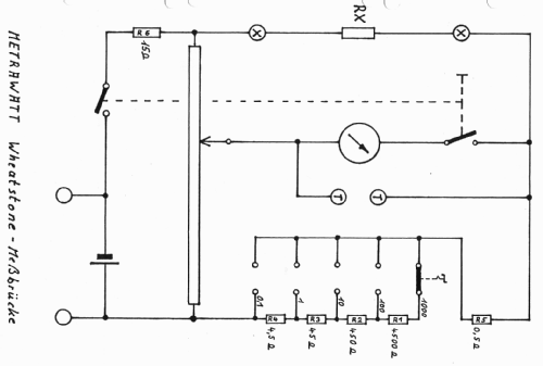 Metrapont-Wheatstone ; Metrawatt, BBC Goerz (ID = 280261) Equipment