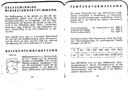 Metravo ; Metrawatt, BBC Goerz (ID = 1170382) Equipment