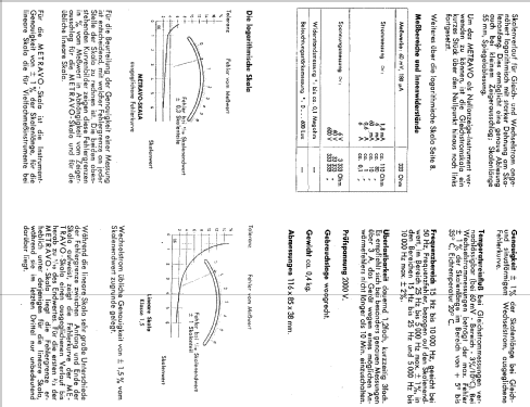 Metravo ; Metrawatt, BBC Goerz (ID = 383089) Equipment