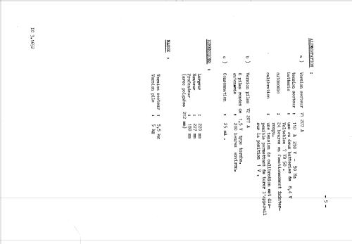 Millivoltmètre Electronique BF-FI VX207A; Metrix, Compagnie (ID = 1856934) Equipment