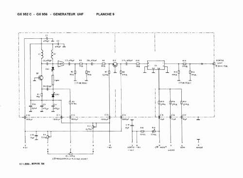 PAL SECAM pattern generator GX952; Metrix, Compagnie (ID = 1970027) Equipment