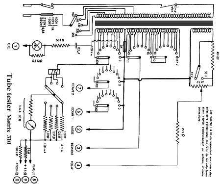 Lampemètre 310; Metrix, Compagnie (ID = 356055) Equipment