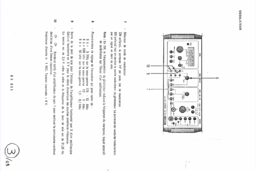 Meßsender AM-FM-Stereo GX 933; Metrix, Compagnie (ID = 2654608) Equipment