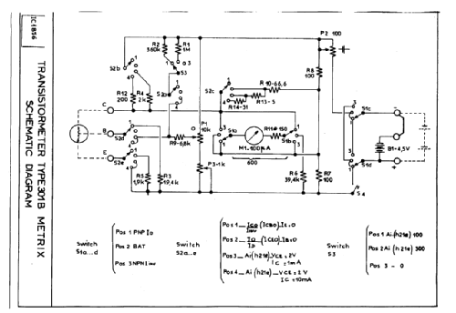 Transistormetre 301 B; Metrix, Compagnie (ID = 2651979) Equipment