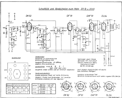 203B Ausg. 2; Metz Transformatoren (ID = 672038) Radio