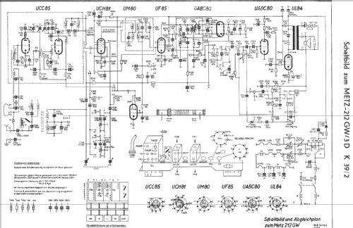 212GW/3D - 212/3D GW , K39/2; Metz Transformatoren (ID = 12684) Radio