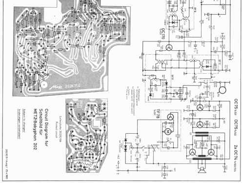 Babyphon 202; Metz Transformatoren (ID = 20281) Radio