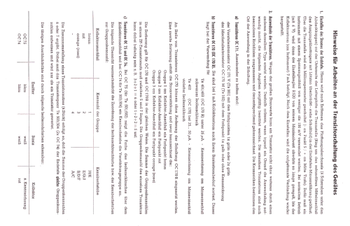 Babyphon 202; Metz Transformatoren (ID = 222500) Radio