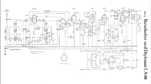 Botschafter A66; Metz Transformatoren (ID = 4268) Radio