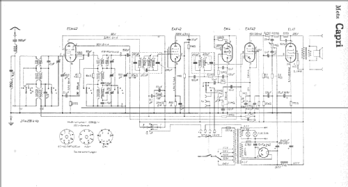 Capri W ; Metz Transformatoren (ID = 4281) Radio