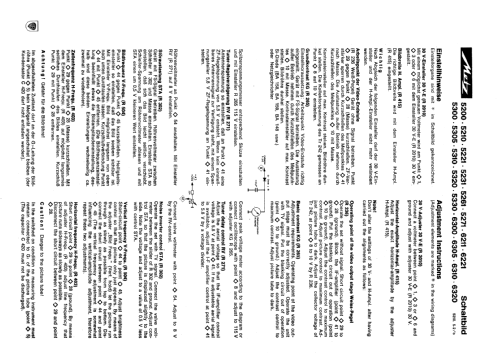 Florida 5300; Metz Transformatoren (ID = 672468) Television