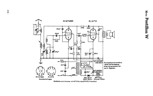 Postillion W; Metz Transformatoren (ID = 3112761) Radio