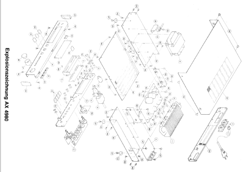 Stereo Amplifier AX-4980; Metz Transformatoren (ID = 791054) Ampl/Mixer