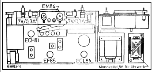 Teleclock 153-R ; Metz Transformatoren (ID = 57649) Radio