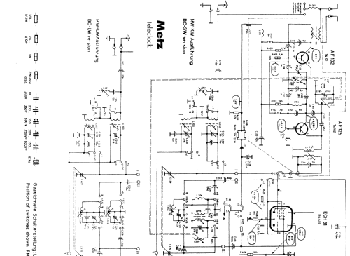 Teleclock 153-R ; Metz Transformatoren (ID = 653010) Radio